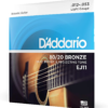 D’Addario 80/20 Bronze Acoustic Guitar Strings: The Best Choice for Professionals